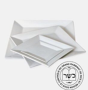Assiette plate Quattro 19 cm (par 3