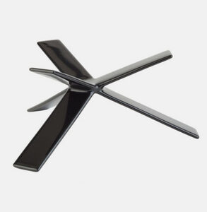 Rehausseur buffet noir acier Star H