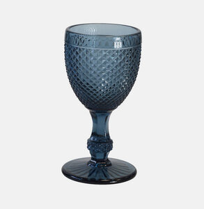 Verre à pied Romantique bleu 15 ,cl