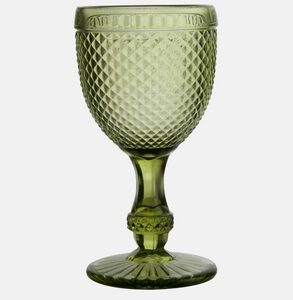 Verre à pied Romantique vert 25 cl