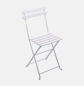 Chaise square blanche