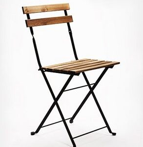 Chaise square bois