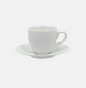 Tasse et sous tasse à café Zen 9 cl